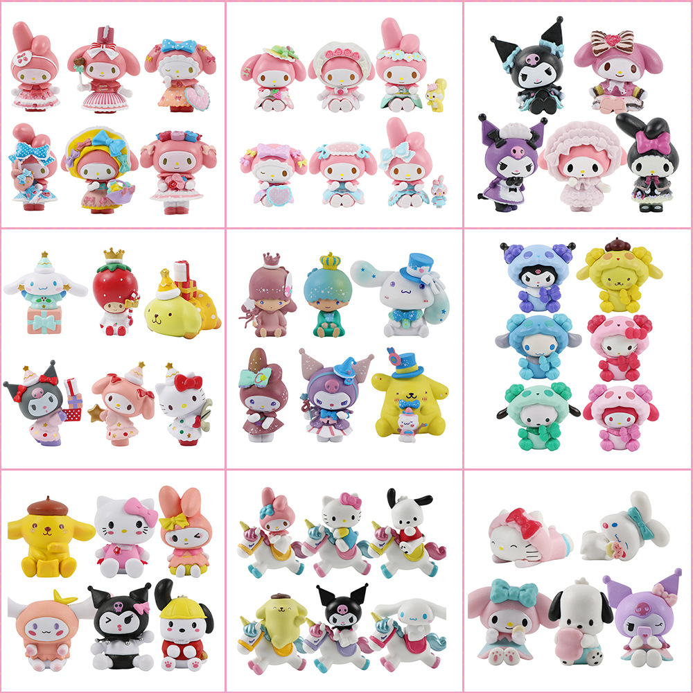 melody hand-made sanrio cinnamoroll babycinnamoroll clow m blind box toy capsule toy doll tik tok live stream factory wholesale