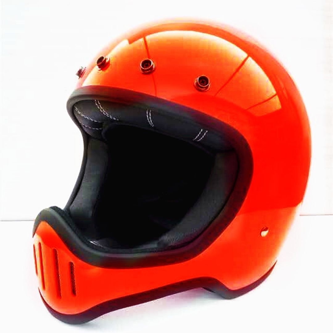 汤普森 复古玻璃钢头盔哈雷巡航盔机车全盔 四季通用