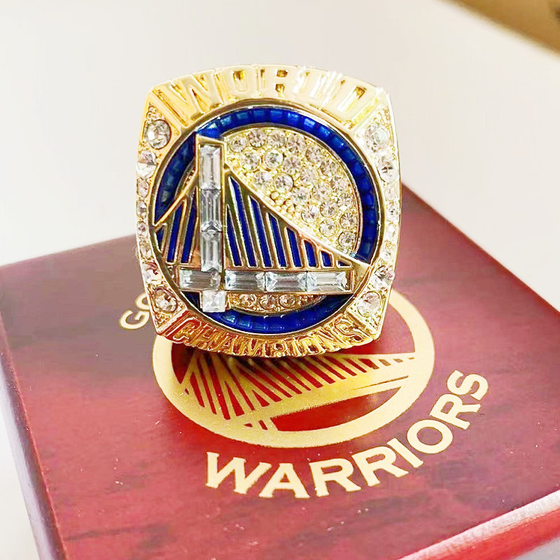 欧美nba2022年金洲勇士总冠军戒指外贸跨境球迷收藏饰品指环
