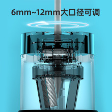 3X15电动削笔机转笔刀自动进铅粗孔粗三角铅笔削笔刀全自动卷笔刀