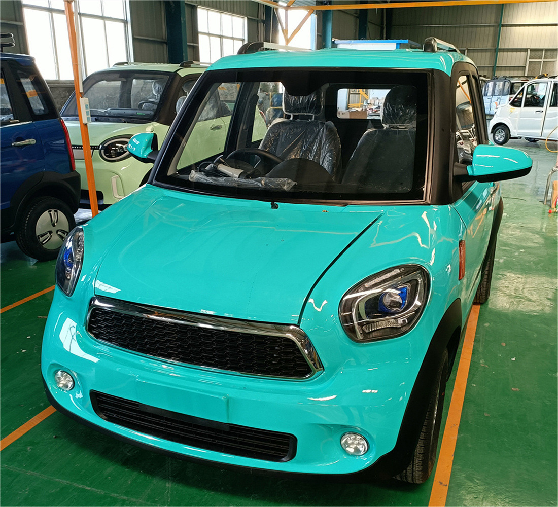新能源电动汽车家用全封闭新款电瓶女小型轿车成人四轮油电两用车