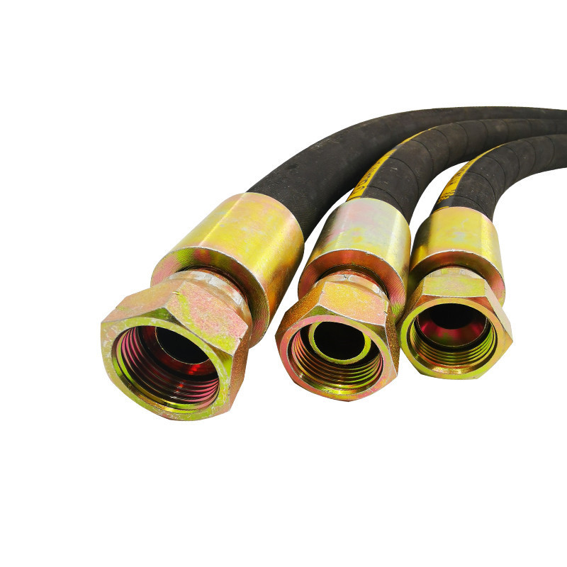 厂家定 做高压油管液压油管挖机油管胶管橡胶管钢丝编织软管总成