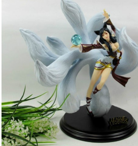 lol 九尾妖狐 阿狸狐狸手办雕塑 游戏周边