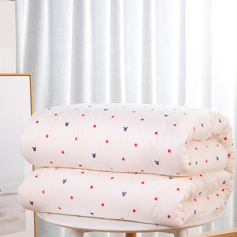 纯棉内胆套纱布套 垫被套 被套被壳 包棉花被套棉絮套带拉链批发