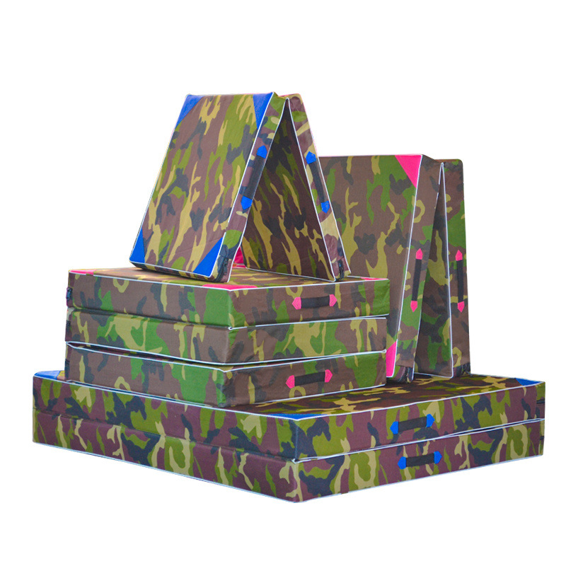 体 垫子空翻海绵垫迷彩仰卧起坐体育武术生户外训练垫儿童技巧垫