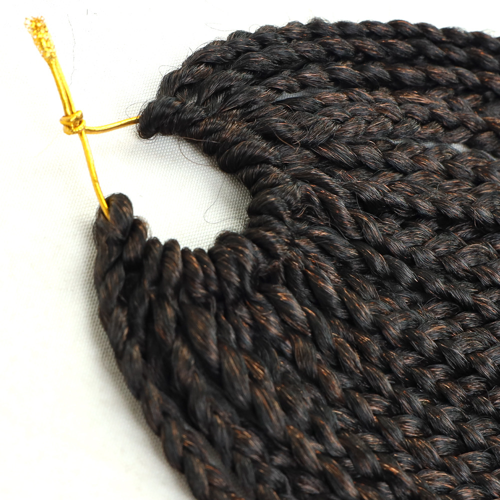 马尾脏辫钩针发box留尾亚马逊非洲欧美化纤18inch三股辫厂家批发