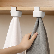 新款毛巾塞免打孔卫生间浴室简易收纳挂钩厨房抹布塞洗碗巾置物挂