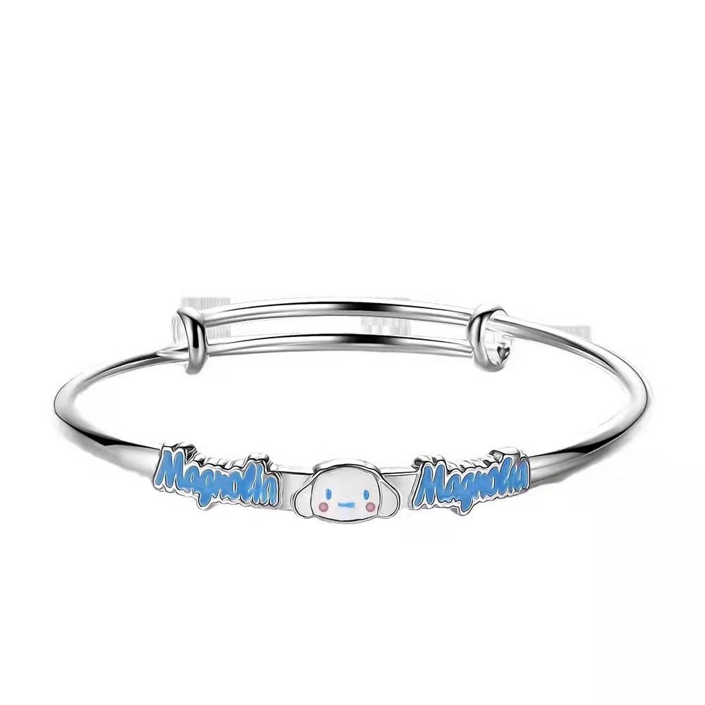 抖音三丽鸥美乐蒂玉桂狗库勒米学生闺蜜手镯可爱百搭简约手环