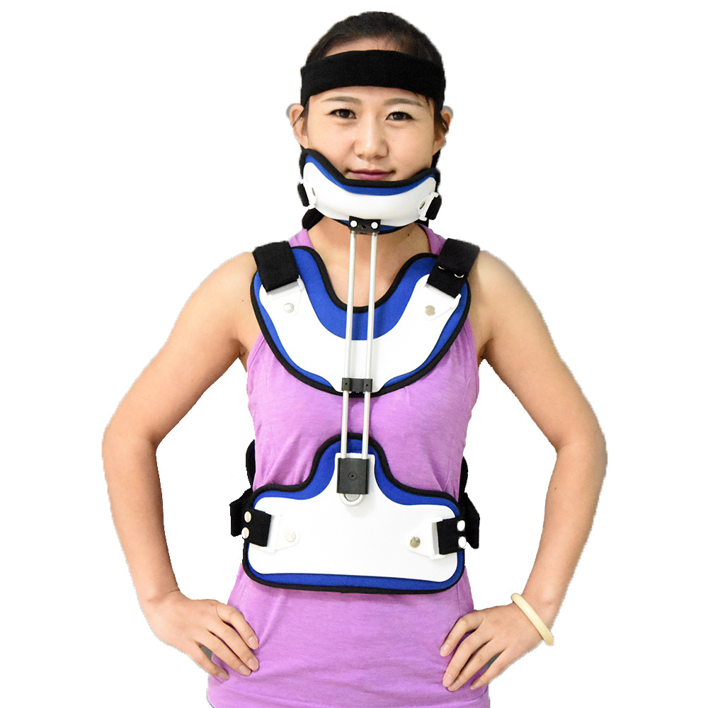 全国供应hkjd可调式头颈胸固定器 脊柱损伤斜颈固定支具