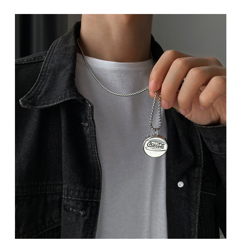 Sweater Long Necklace Pendant Men's Hip Hop Sweater Chain Long Wild Niche Design Chain Decorative Accessories Women