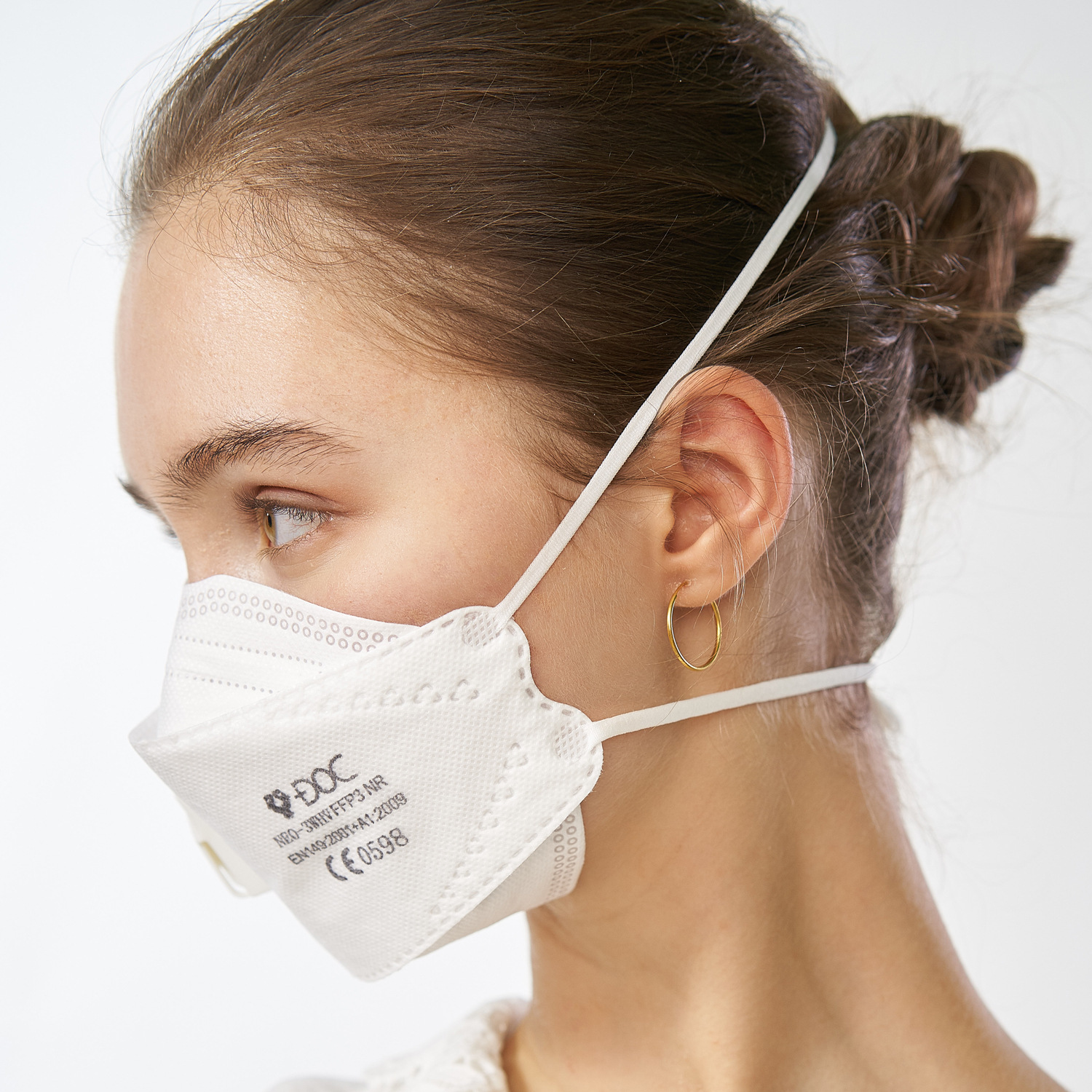 工厂跨境欧标ffp3口罩定制logo商务部白名单真实证书齐全ffp3口罩