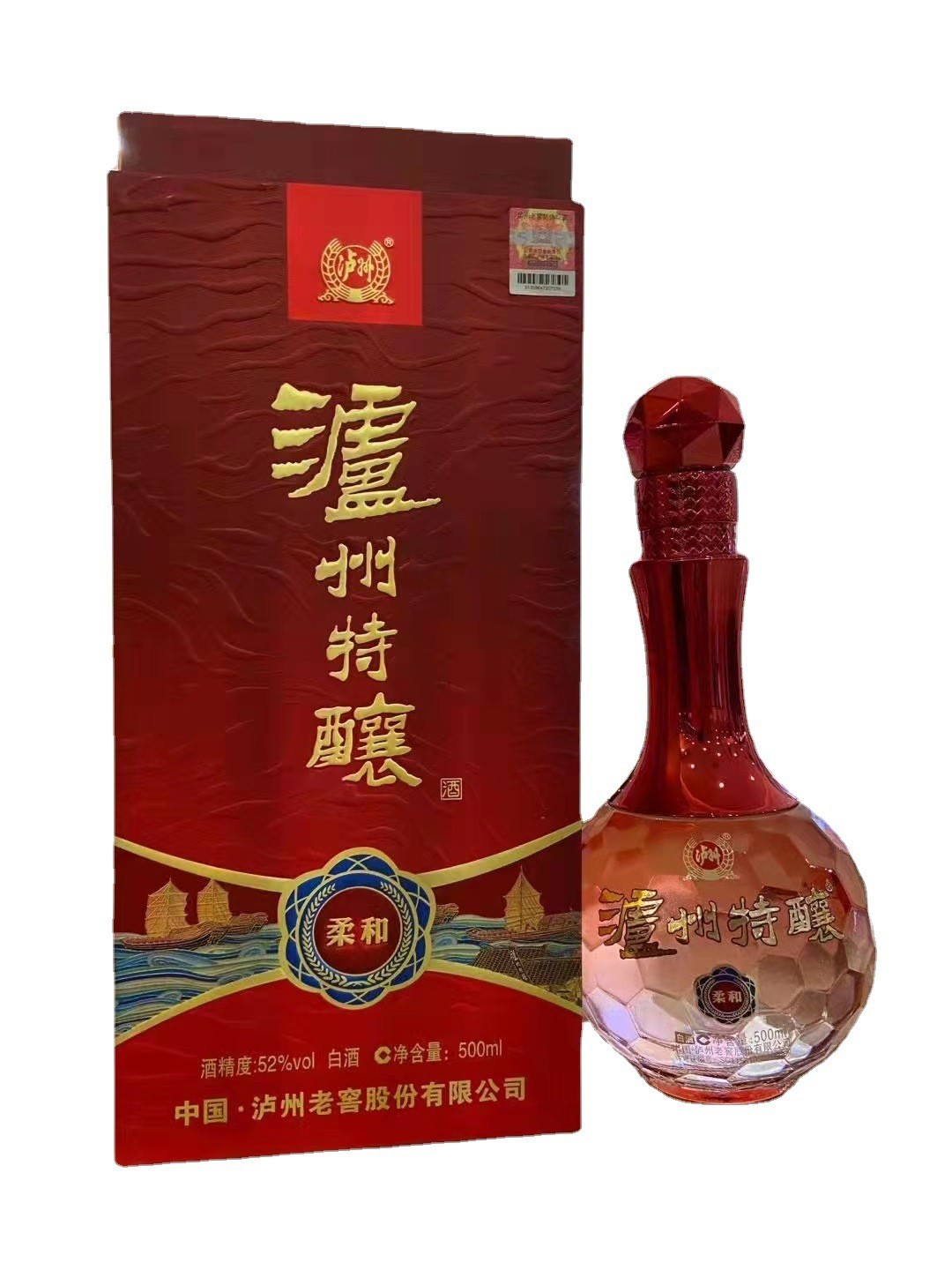 白酒批发 四川泸州酒 泸州特酿白酒整箱 52度浓香型白酒 一箱6瓶