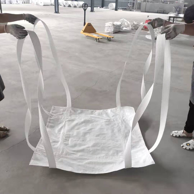 软托盘吊兜吨托四吊托底软托盘白色集装袋吊兜全新白色厂家供可定