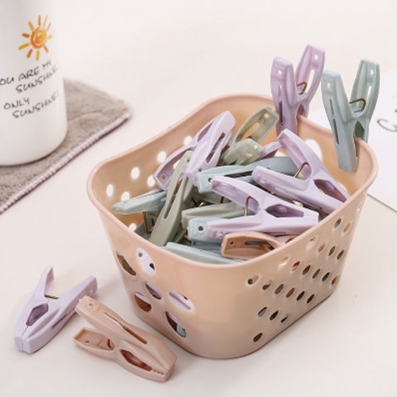 袜子夹30个晒衣夹防风内衣晾衣塑料小夹子夹衣服夹子衣架凉晒批发