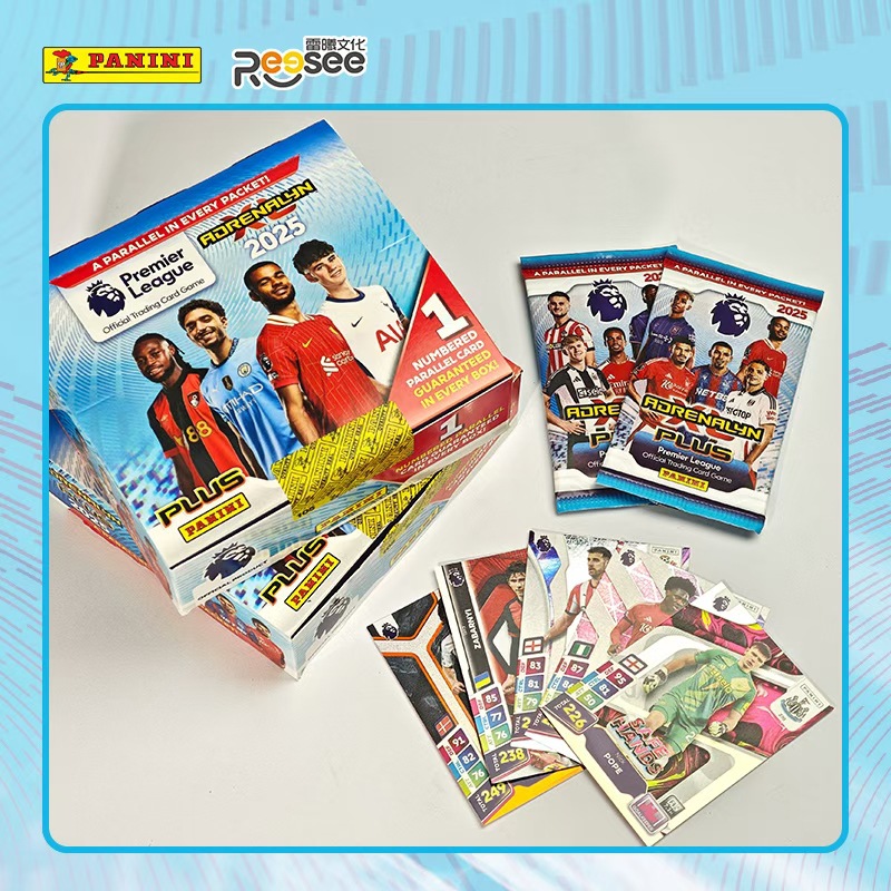 帕尼尼2025英超联赛球星卡包曼联周边足球明星卡册收藏卡牌盲盒