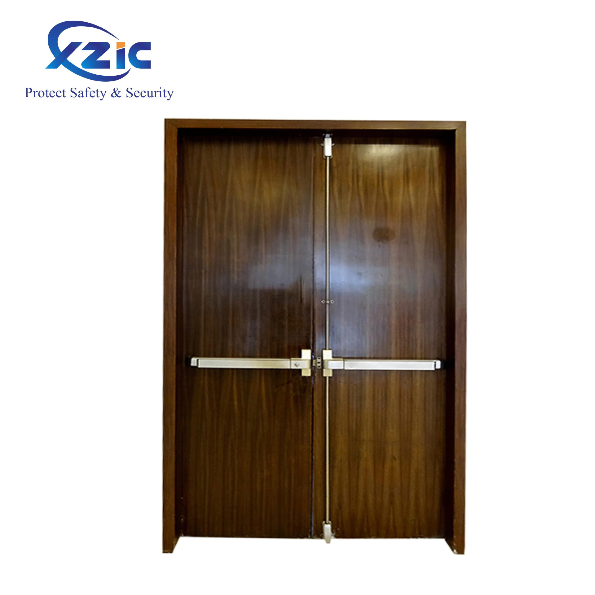 免漆毛坯美标木质防火门冷库平开门平移门烤漆木门上海包安装