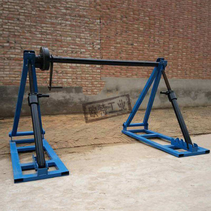 单侧刹车式放线支架液压张力放线架5t3t导线轴盘架张力机尾车