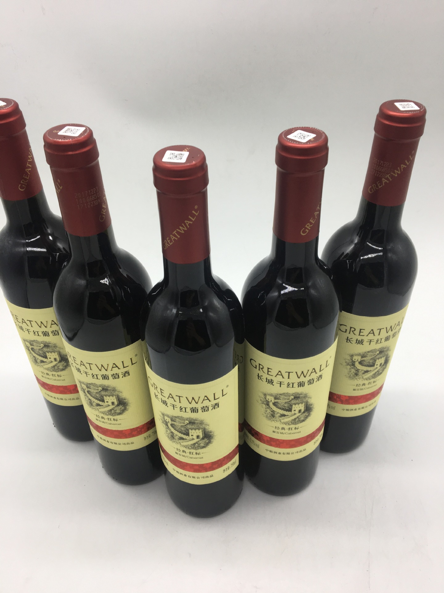 长城经典红标解百纳干红葡萄酒长城干红葡萄酒长城红葡萄酒红酒