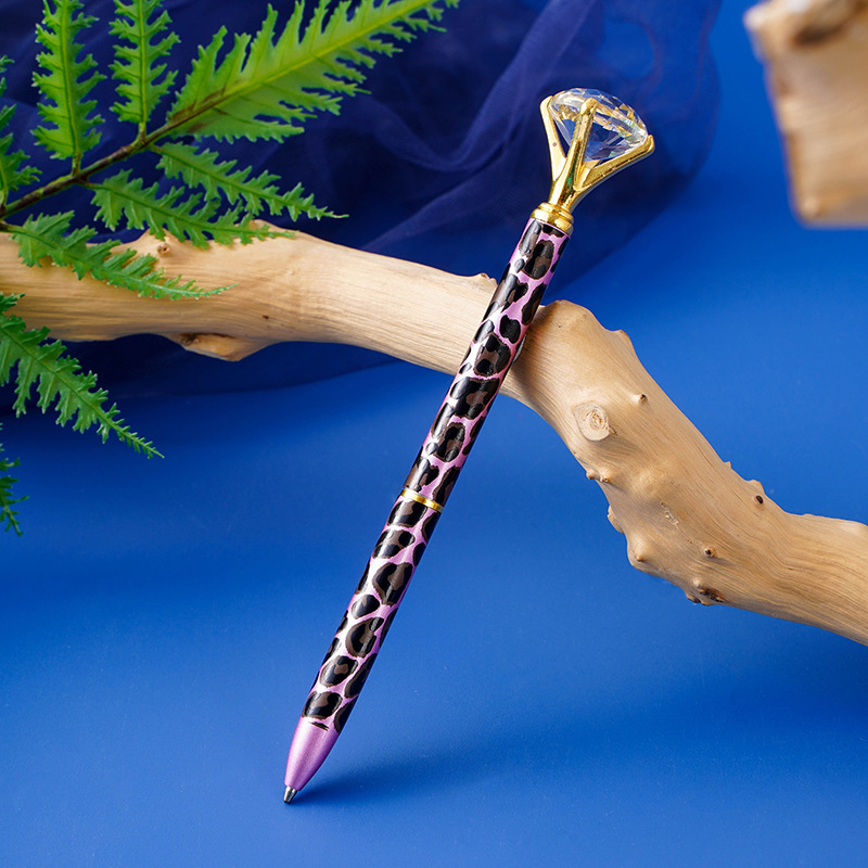 2023 New Leopard Diamond Ballpoint Pen Metal Ball Point Pen Gift Pen