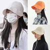 upgrade Vinyl Zhaolusi face without makeup Sunscreen Hat ultraviolet-proof Big Head circumference light sunshade Fisherman hat
