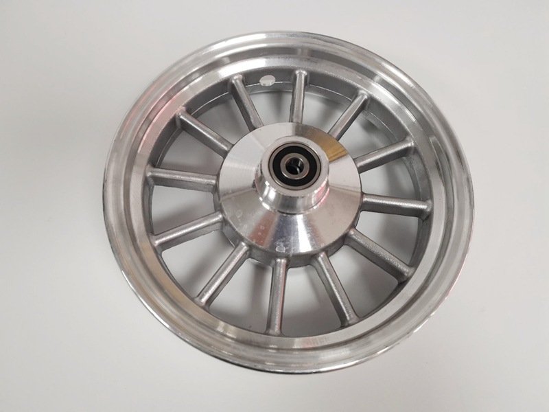 适用于电动三轮车轮毂车轮圈3.00-8前铝圈300-8真空胎钢圈小鼓盖