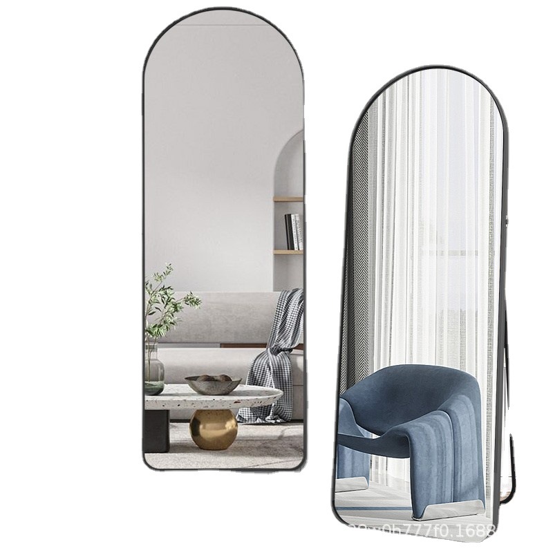 Full-Length Mirror Floor Mirror Girls' Home Internet Celebrity Dormitory Bedroom Dressing Mirror Wall Hanging Ins Style Clothing Fitting Mirror