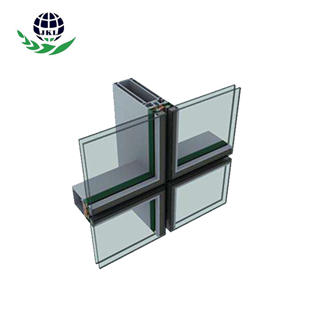 厂家直销玻璃幕墙开启扇翻窗上悬窗隐框明框铝合金玻璃幕墙工程