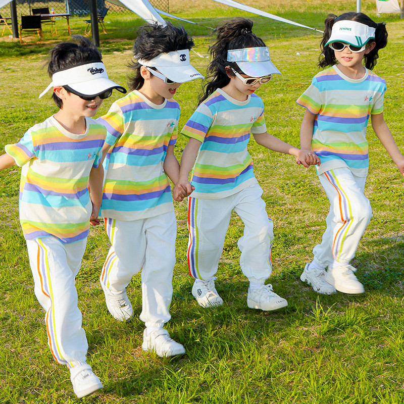 学生校服春秋装套装英伦风幼儿园园服班服儿童演出表演合唱衣服儿童