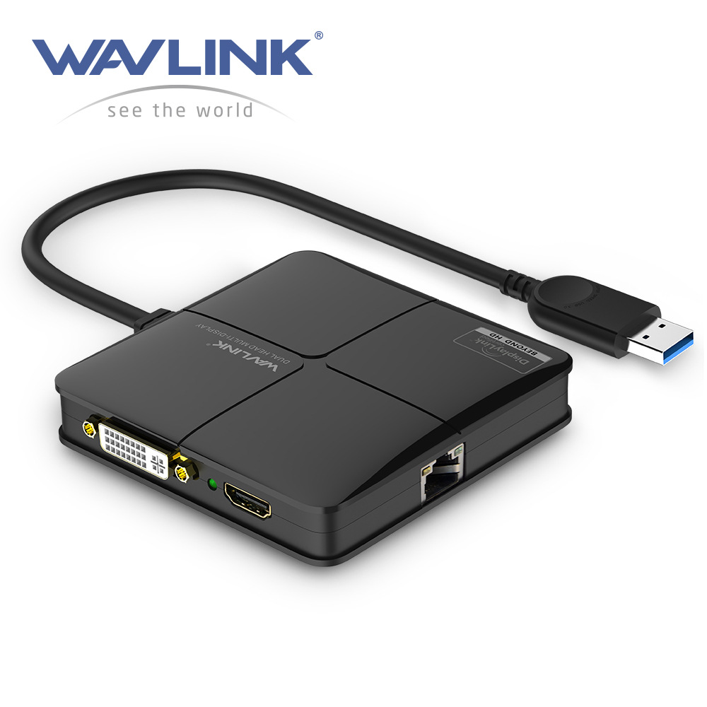 0双屏扩展外置显卡2k高清usb转dvi hdmi-阿里巴巴