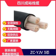 厂家直销ZC-YJV铜芯电缆3芯现货供应电力电缆