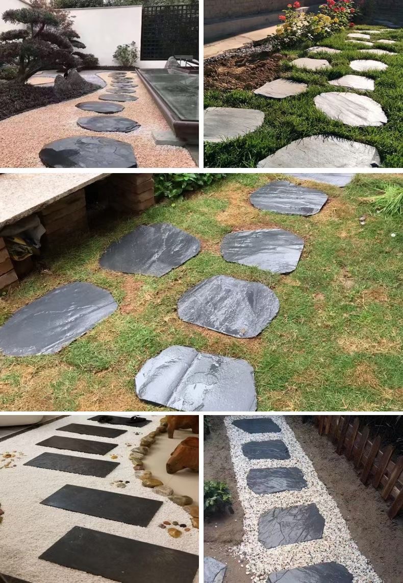 批发销售丁步石 踏步石 脚踏石 园路石 路面石 公园步丁石