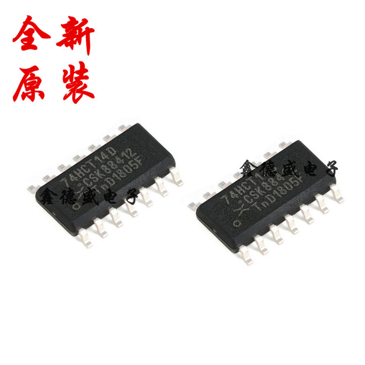 原装74hct14d,653 sop-14 六角反相施密特触发器芯片逻辑ic