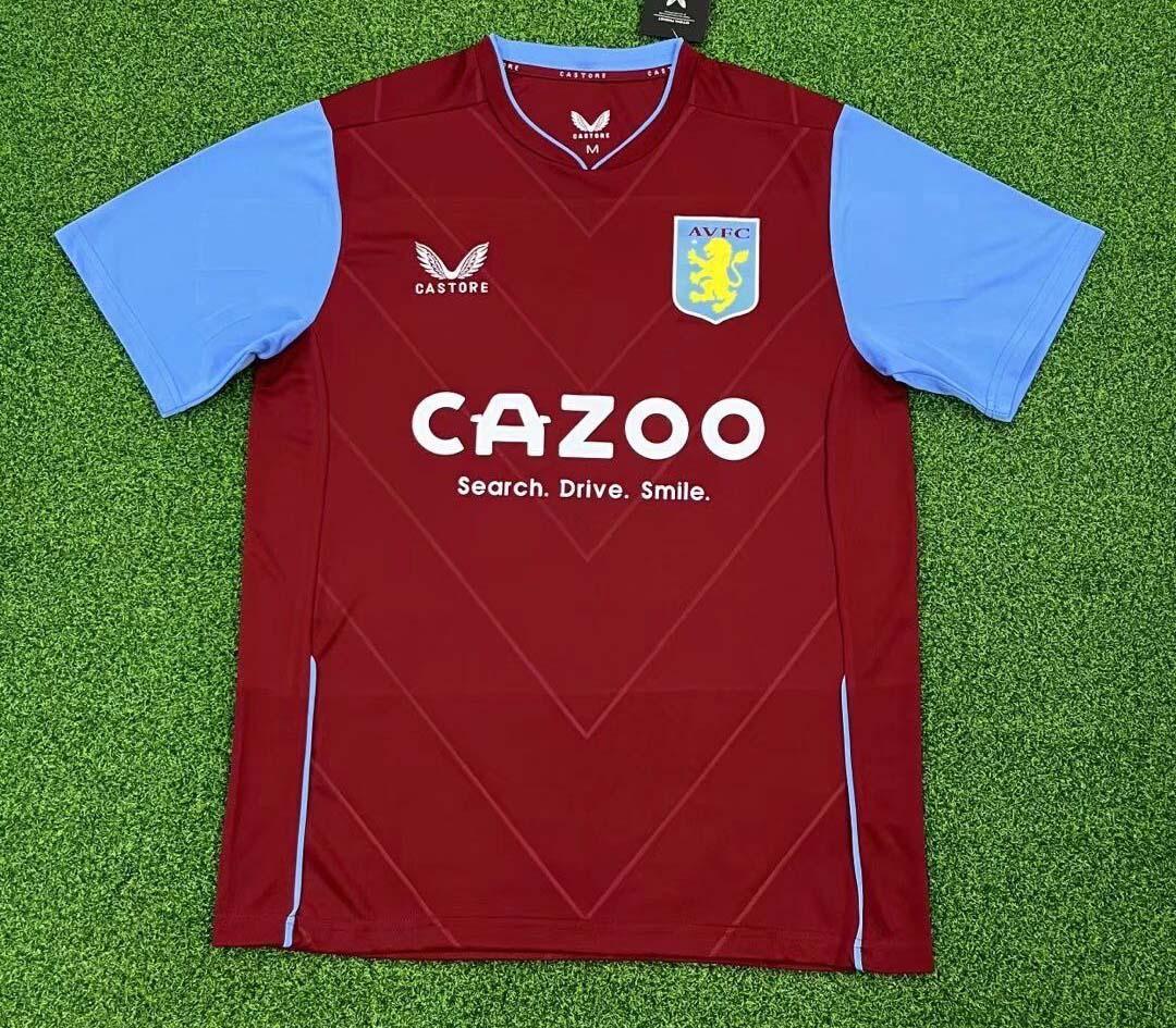 aston villa 22-23新款阿斯顿维拉主场球衣球迷版俱乐部足球服