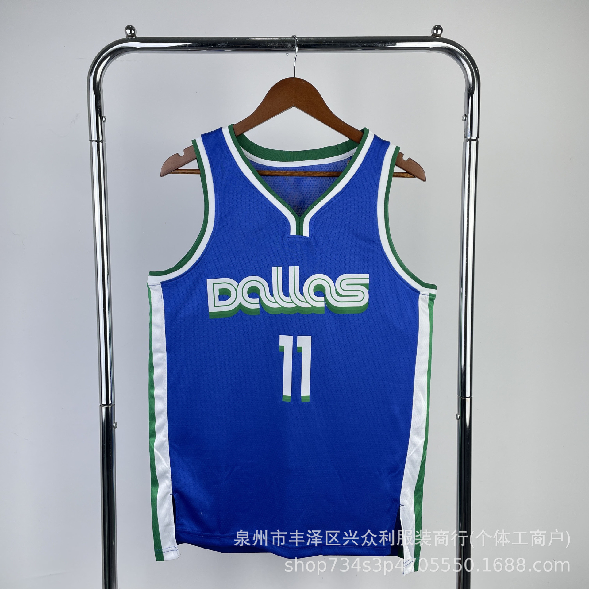 23赛季独行侠城市版11号欧文irving热压球衣77东契奇doncic篮球服