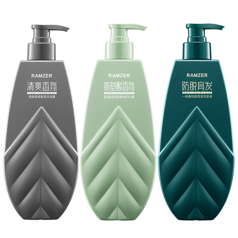 Lanshizhe Fragrance Care Series 500ml Anti-Hair Care Shampoo Amino Acid Refreshing Shower Gel Wholesale