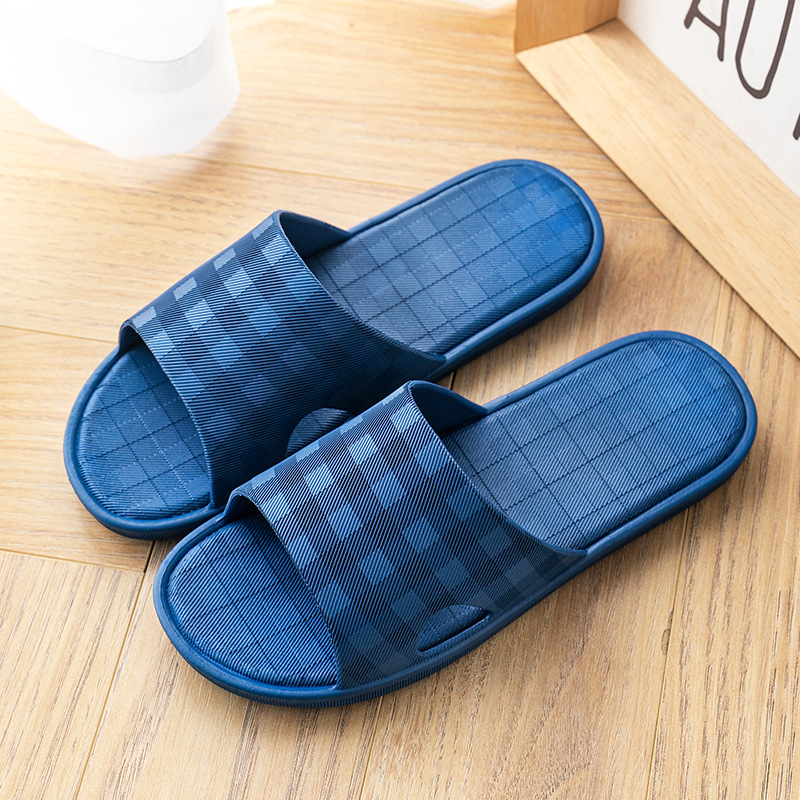 [Customized] New Square Slippers Wholesale Non-Slip Household Bath Homestay Hotel Thick Bottom Sandals