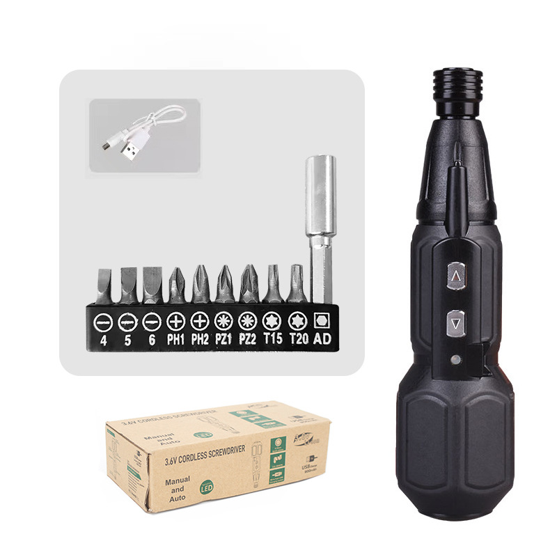 Mini Multi-Function Disassembly Screw 3.6V Rechargeable Electric Screwdriver Set