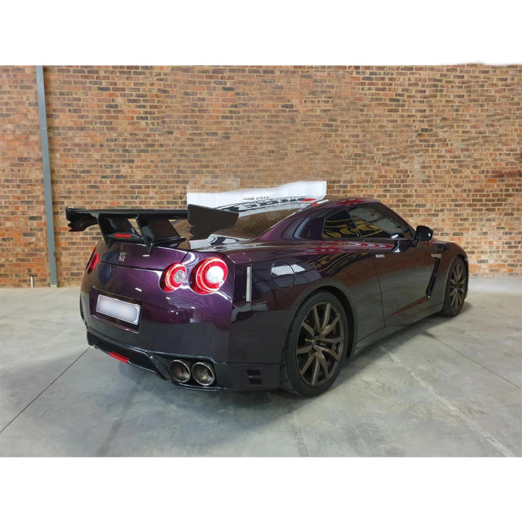 适用日产gtr改装碳纤维nismo款尾翼r35升级nismo原厂款r35定风翼