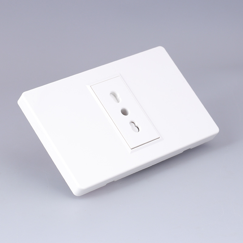 意大利乌拉圭插座118型墙壁出口外贸16a三孔意大利式插座面板批发