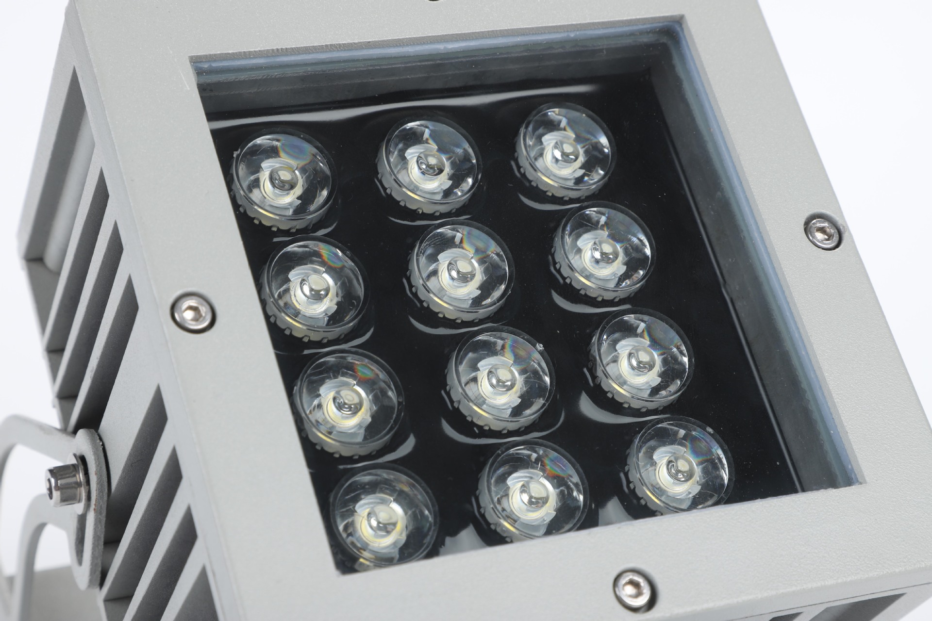 led方形投光灯12w 楼体亮化户外照明桥梁石柱景观方形220v投光灯