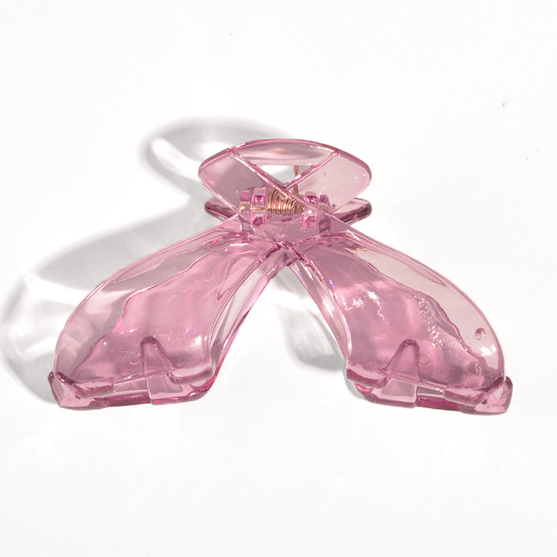 韩版ins透明抓夹洗澡后脑勺盘发夹夹子百搭发抓边夹网红发卡发饰