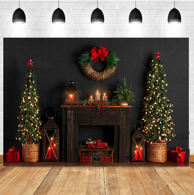 儿童圣诞节影楼拍照背景布