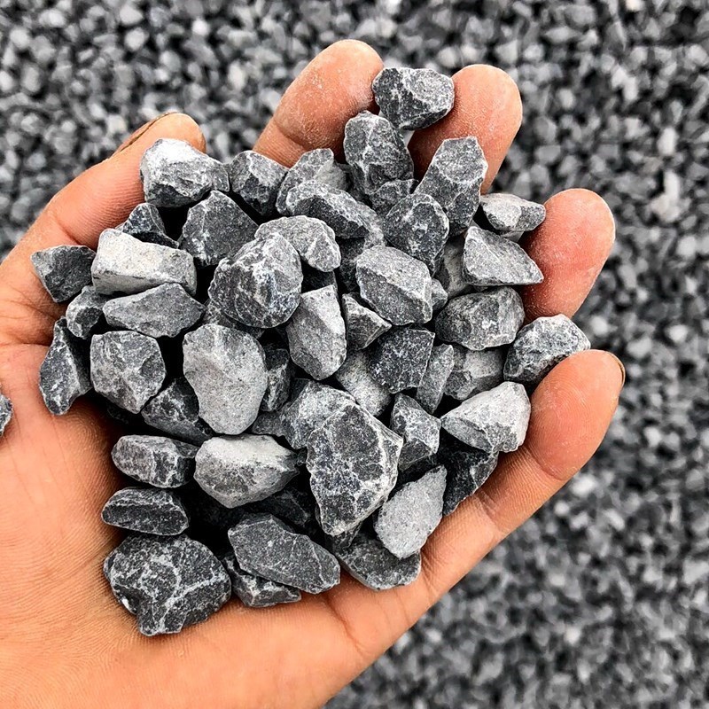 灰色装饰户外砾石修路用公路工程建设玄武岩碎石碎石子庭院建筑用