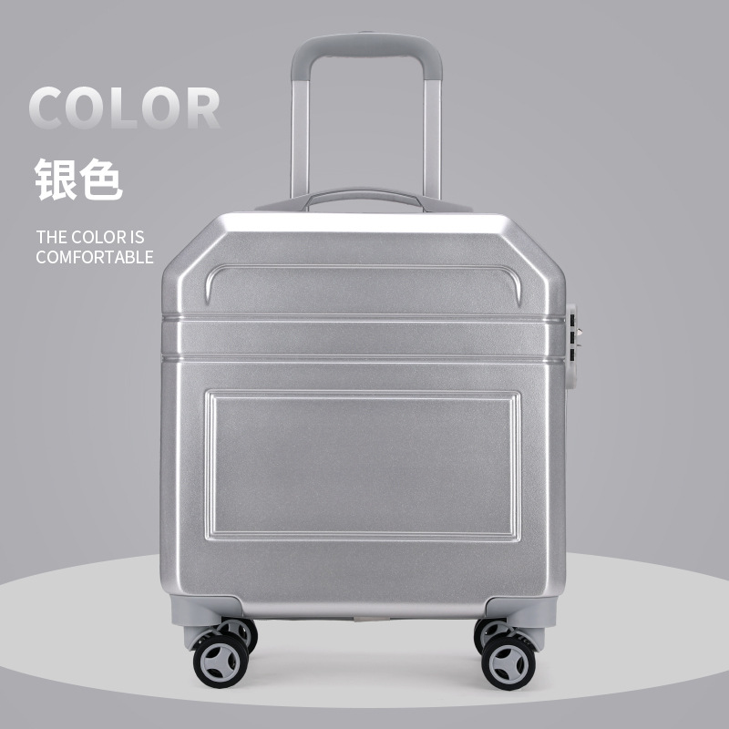 Children's Trolley Case Printable Logo18-Inch Children's Frosted Surface Password Luggage Short-Distance Suitcase Boarding Bag