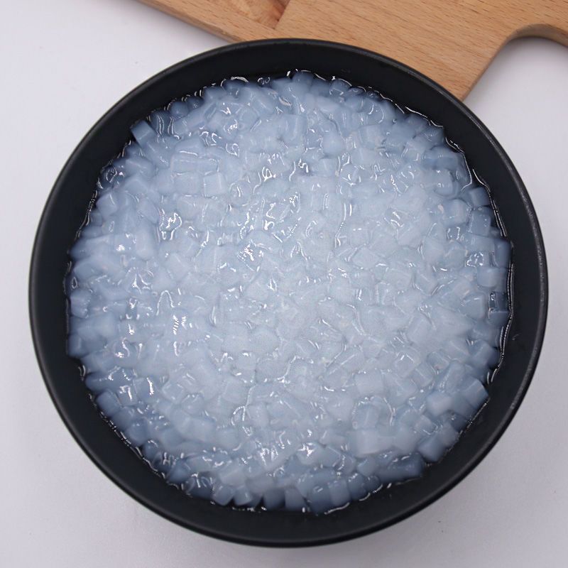 椰果奶茶店专用商用水果捞冰粉配料原材料水晶果蒟蒻原味方形椰果