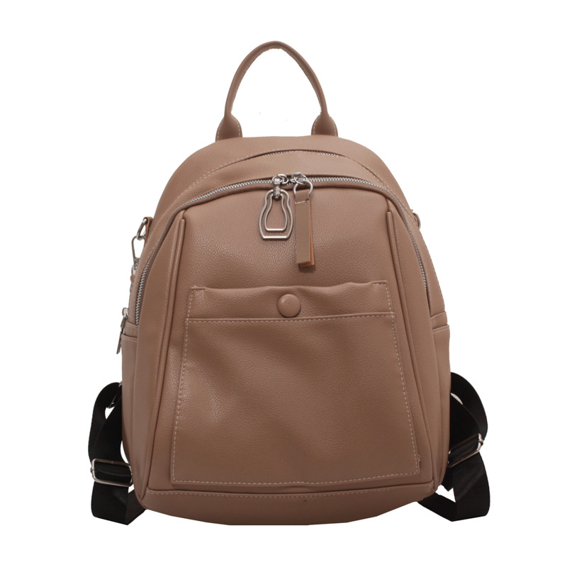 Wholesale Cross-Border Foreign Trade Bags for Women 2022 New Korean Style Soft Leather Women's Backpack Fashion Travel Small Shoulder Bag