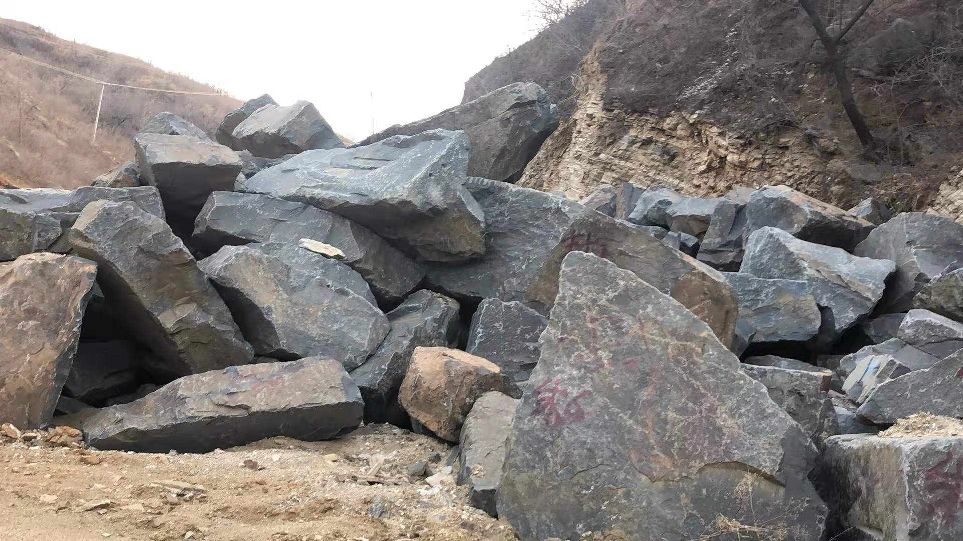 中国山西河北黑石材供应 花岗岩园林假山造景景观石公园置石