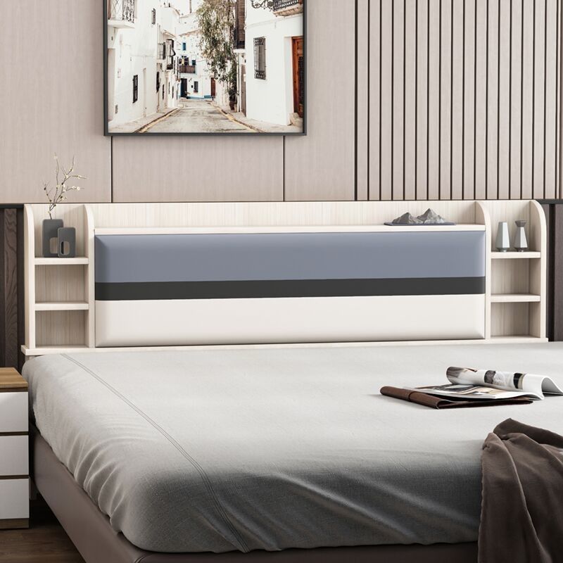 无床头榻榻米床家用自贴板床头挡板多功能储物床头科技米新款简约