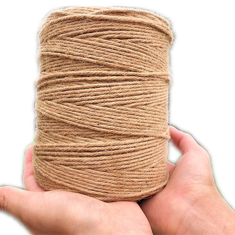 批发麻绳diy手工麻线复古粗麻绳幼儿园装饰品材料麻绳子 黄麻绳