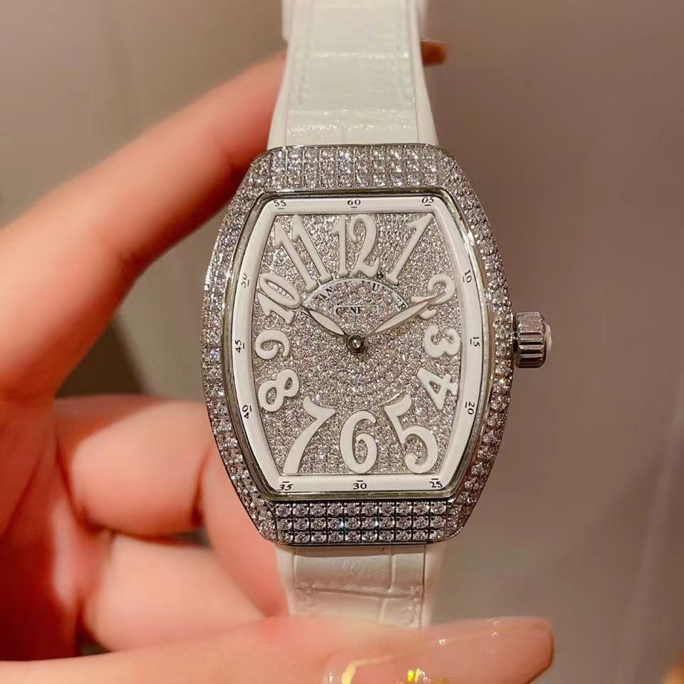 法家小红书同款满天星镶钻手表女款星空石英情侣皮带手表